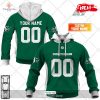 [NEW] Personalized CFL Saskatchewan Roughriders Mix Jersey Style Hoodie Sweatshirt 3D