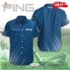[NEW] Los Angeles Dodgers x PING 3D Apparels Blue White Polo Shirt