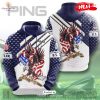 [NEW] Ryder Cup x PING Green Luxury Stars Hoodie Sweatshirt 3D