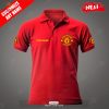 [NEW] Personalized Manchester United Premium Design Black Red Polo Shirt