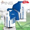 [NEW] Ryder Cup x PING Premium Blue 3D Apparels Polo Shirt