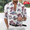 NHL Columbus Blue Jackets Special Hawaiian Design Long Sleeve Hawaiian Shirt