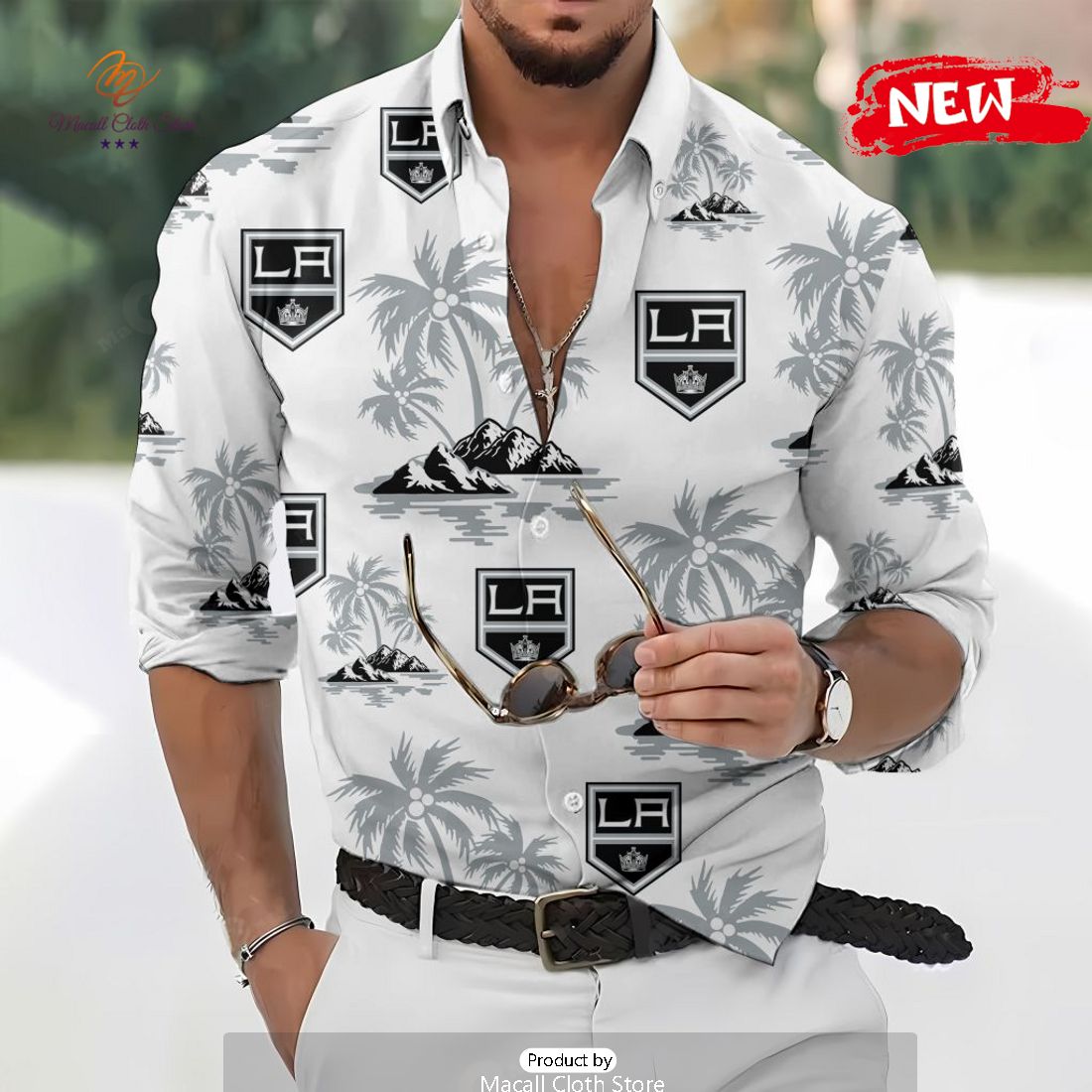 NHL Los Angeles Kings Design Logo 3 Hawaiian Shirt For Men And Women -  Freedomdesign