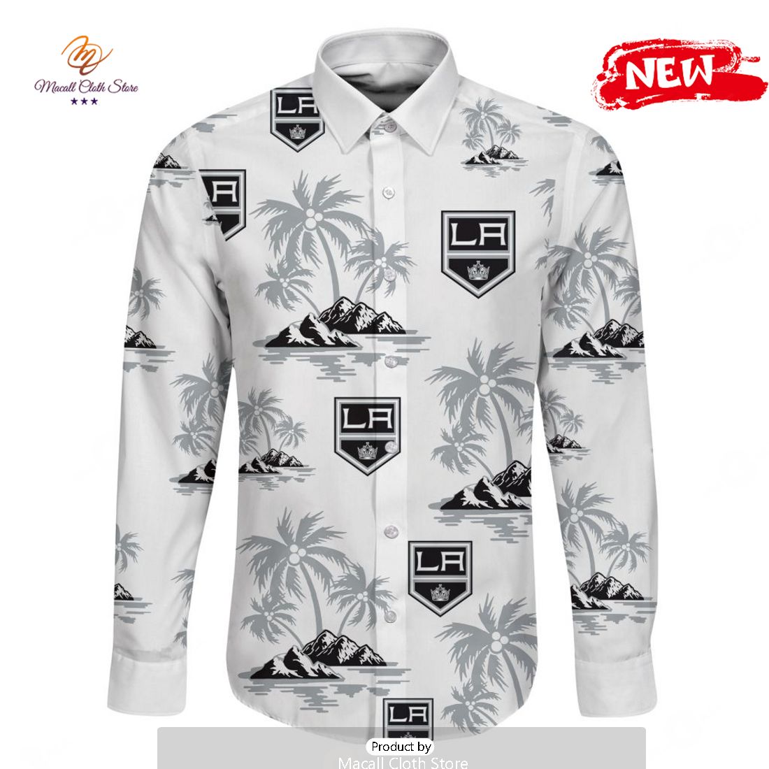 NHL Los Angeles Kings Design Logo 3 Hawaiian Shirt For Men And Women -  Freedomdesign