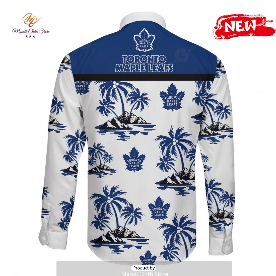 NHL Toronto Maple Leafs Special Hawaiian Design Long Sleeve Hawaiian Shirt NHL Toronto Maple Leafs Special Hawaiian Design Long Sleeve Hawaiian Shirt