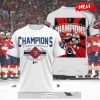 [NEW] NHL Florida Panthers Eastern Conference Champs White T-Shirt 3D