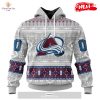 Personalized NHL Colorado Avalanche Special Pink In The Rink Fight Breast Cancer Hoodie Sweatshirt 3D