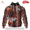 Personalized NHL Florida Panthers Special Native White Design Hoodie Sweatshirt 3D