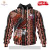 Personalized NHL New York Rangers Special Native White Design Hoodie Sweatshirt 3D