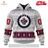Personalized NHL Winnipeg Jets Special Pink In The Rink Fight Breast Cancer Hoodie Sweatshirt 3D