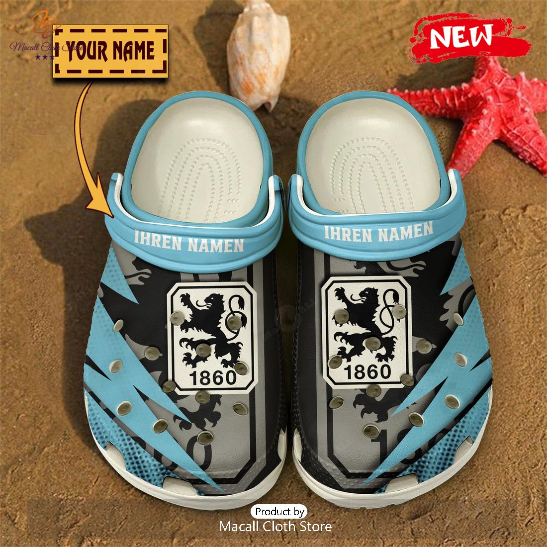 Personalized Liga 1860 Munich Crocs Clog Personalized Liga 1860 Munich Crocs Clog
