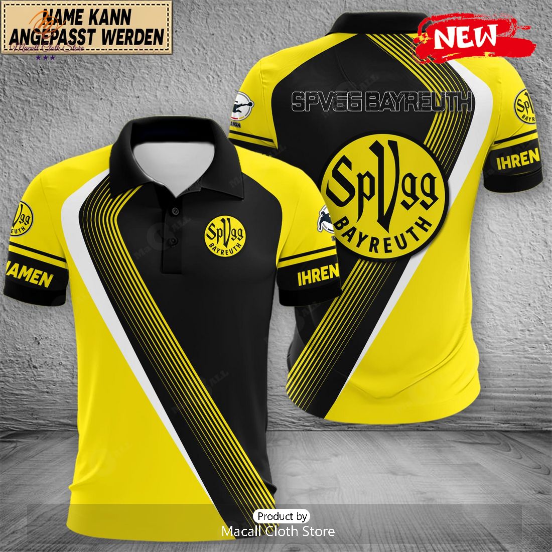 Personalized Liga SpVgg Bayreuth Polo Shirt Personalized Liga SpVgg Bayreuth Polo Shirt