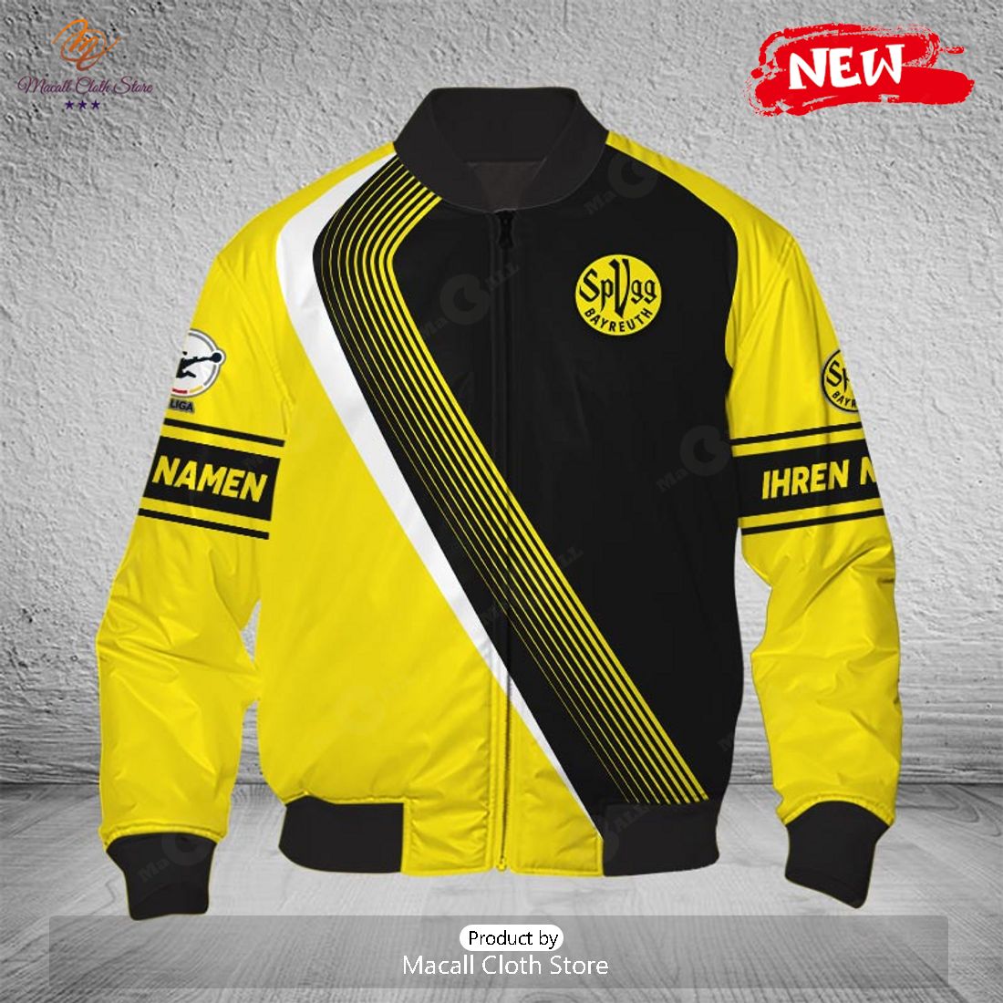 Personalized Liga SpVgg Bayreuth Bomber Jacket Personalized Liga SpVgg Bayreuth Bomber Jacket