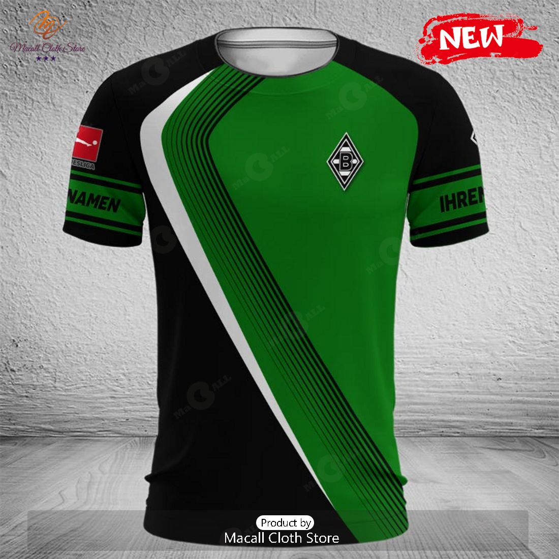 Personalized Bundesliga Borussia Monchengladbach Hoodie Sweatshirt 3D Personalized Bundesliga Borussia Monchengladbach Hoodie Sweatshirt 3D