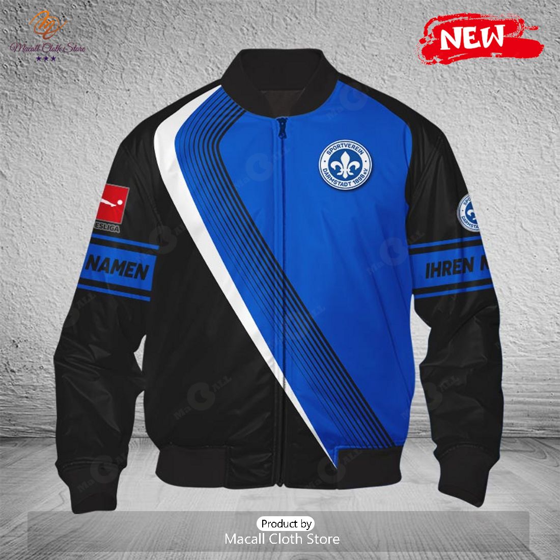 Personalized Bundesliga Darmstadt 98 Bomber Jacket Personalized Bundesliga Darmstadt 98 Bomber Jacket