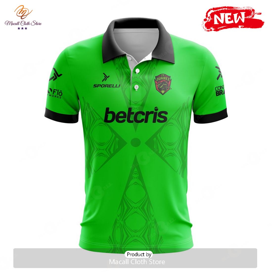Personalized LIGA MX FC Juarez 2023 - 2024 Home Polo Shirt Personalized LIGA MX FC Juarez 2023 - 2024 Home Polo Shirt