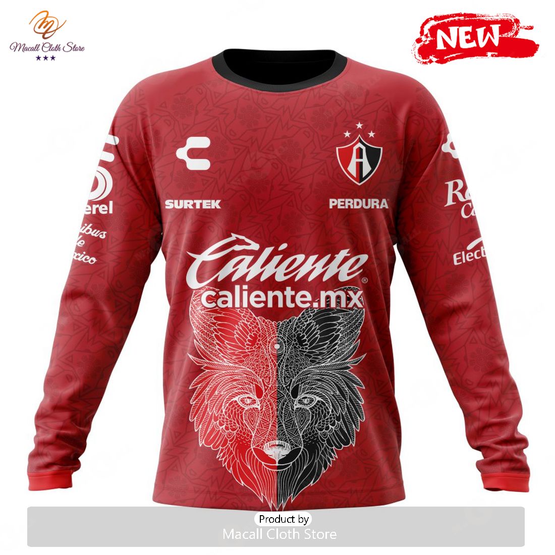 Personalized LIGA MX Atlas F.C 2023 - 2024 Away Aztec Design Hoodie Sweatshirt 3D Personalized LIGA MX Atlas F.C 2023 - 2024 Away Aztec Design Hoodie Sweatshirt 3D