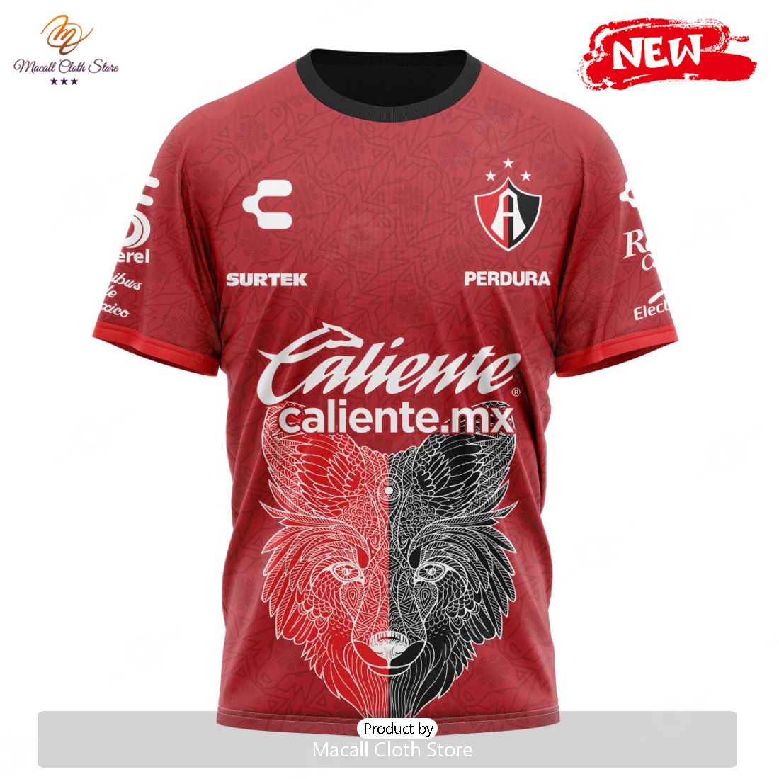Personalized LIGA MX Atlas F.C 2023 - 2024 Away Aztec Design Hoodie Sweatshirt 3D Personalized LIGA MX Atlas F.C 2023 - 2024 Away Aztec Design Hoodie Sweatshirt 3D