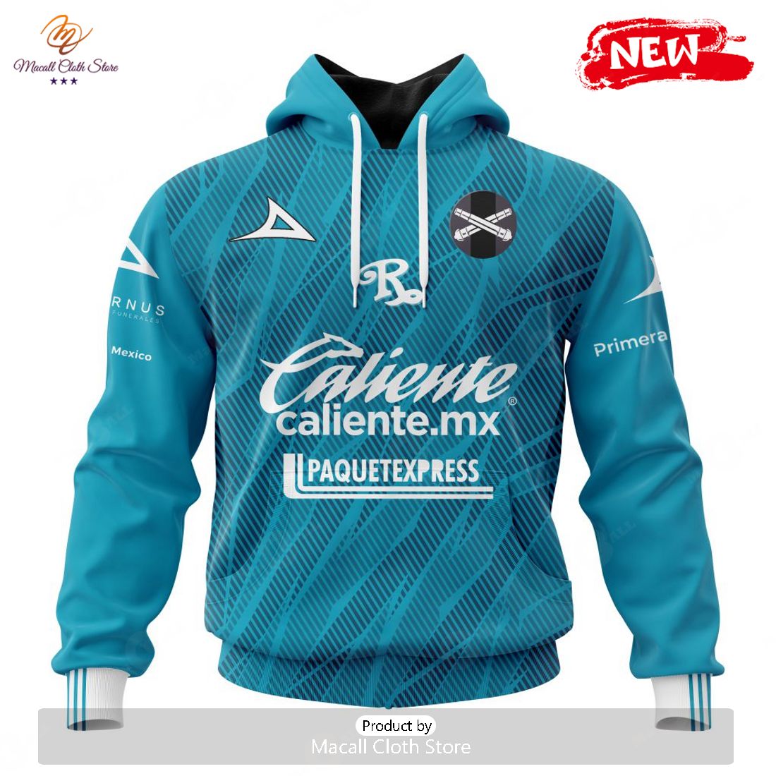 Personalized LIGA MX Mazatlan F.C 2023 - 2024 Away Kits Hoodie Sweatshirt 3D Personalized LIGA MX Mazatlan F.C 2023 - 2024 Away Kits Hoodie Sweatshirt 3D
