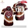 Personalized NHL Anaheim Ducks Special Grateful Dead Tie-Dye Design Hawaiian Shirt