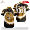 Personalized NHL Carolina Hurricanes Special Grateful Dead Tie-Dye Design Hawaiian Shirt
