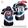 Personalized NHL Chicago Blackhawks Special Grateful Dead Tie-Dye Design Hawaiian Shirt