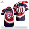 Personalized NHL New York Islanders Special Grateful Dead Tie-Dye Design Hawaiian Shirt