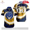 Personalized NHL Seattle Kraken Special Grateful Dead Tie-Dye Design Hawaiian Shirt