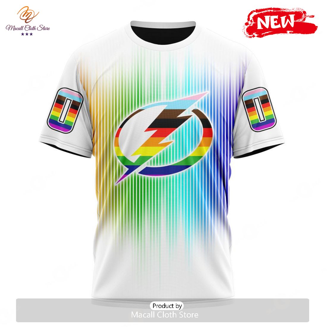 Personalized NHL Tampa Bay Lightning Special Design For Pride Month Hoodie Sweatshirt 3D Personalized NHL Tampa Bay Lightning Special Design For Pride Month Hoodie Sweatshirt 3D
