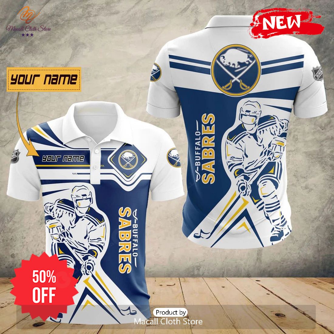 Personalized NHL Buffalo Sabres Special Polo Concept Personalized NHL Buffalo Sabres Special Polo Concept