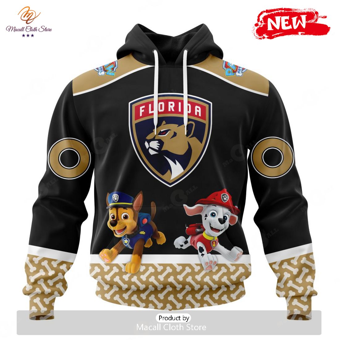 Personalized NHL Florida Panthers Special Paw Patrol Design Hoodie Sweatshirt 3D