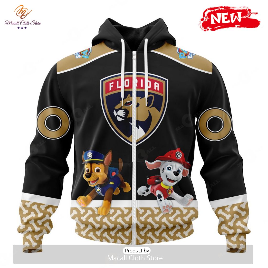Personalized NHL Florida Panthers Special Paw Patrol Design Hoodie Sweatshirt 3D