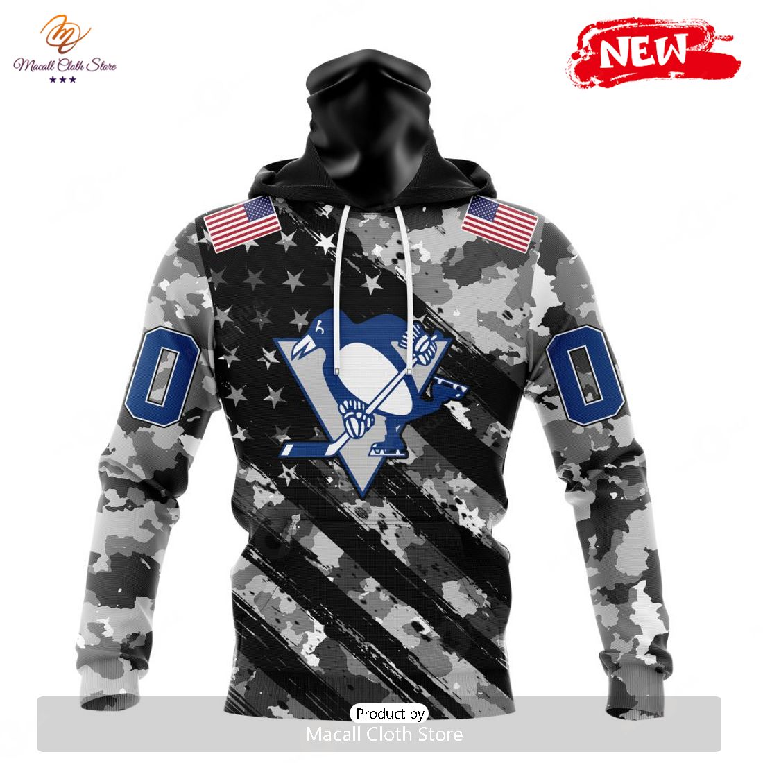 Custom NHL Pittsburgh Penguins Hunting Camouflage Design Hoodie Sweatshirt  Shirt 3D - Bring Your Ideas, Thoughts And Imaginations Into Reality Today