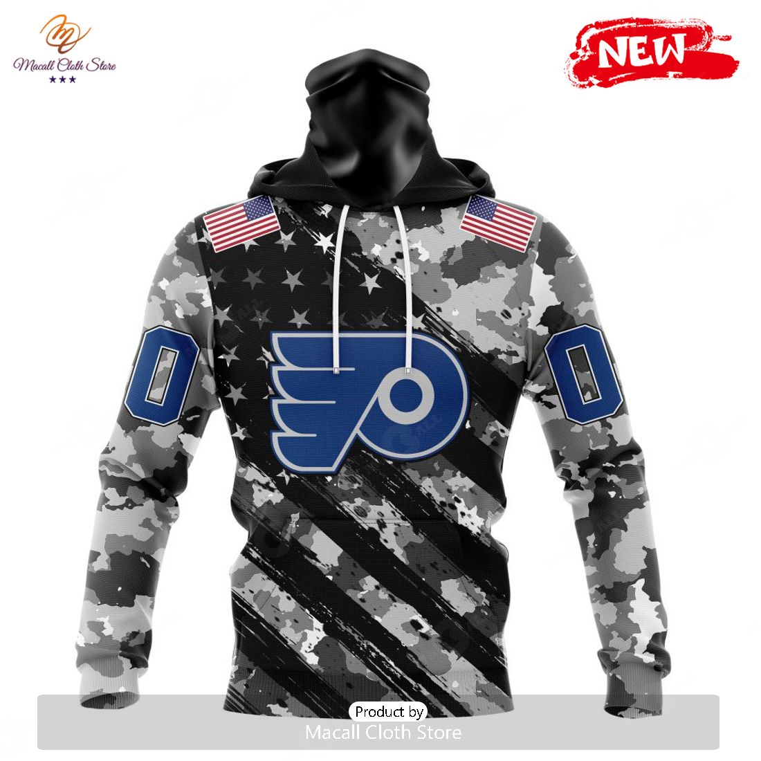 Custom NHL Philadelphia Flyers Hunting Camouflage Design Hoodie Sweatshirt  Shirt 3D - Bring Your Ideas, Thoughts And Imaginations Into Reality Today