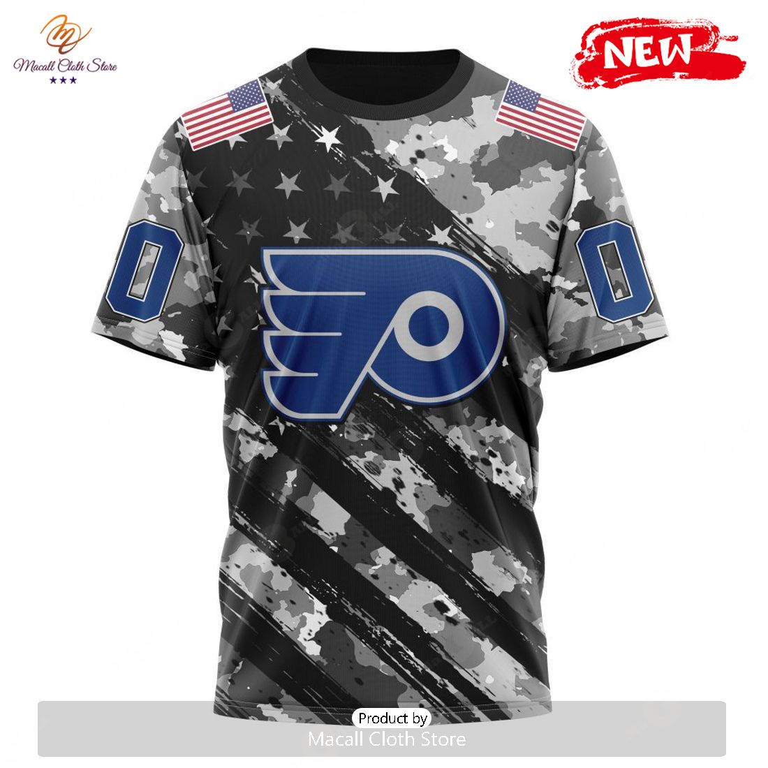 Custom NHL Philadelphia Flyers Hunting Camouflage Design Hoodie Sweatshirt  Shirt 3D - Bring Your Ideas, Thoughts And Imaginations Into Reality Today