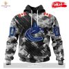 Personalized NHL Toronto Maple Leafs Special Camo Armed Forces Design Hoodie Sweatshirt 3D