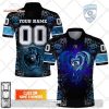 Personalized Racing 92 Rugby Rose Dragons Design Polo Shirt