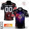 Personalized Stade Rochelais Rugby Rose Dragons Design Polo Shirt