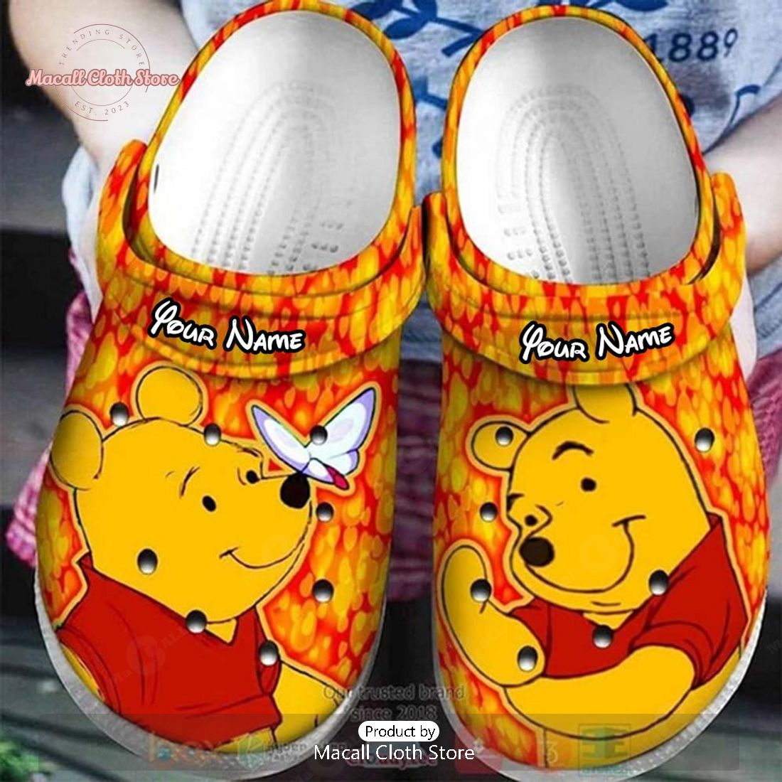 Personalized New Pooh and Friends Crocs Personalized New Pooh and Friends Crocs