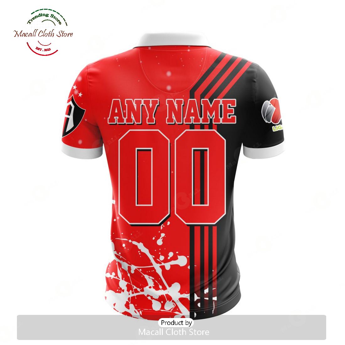Personalized LIGA MX Atlas F.C New Design Polo For Fan