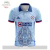 Personalized LIGA MX Cruz Azul 2023 – 2024 Home Aztec Design Polo