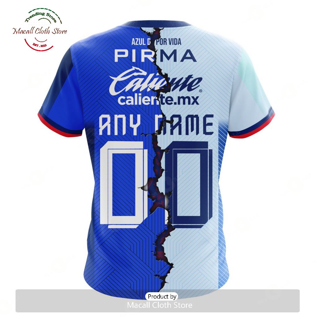 Personalized LIGA MX Cruz Azul 2023 - 2024 Home Mix Away Kits Hoodie Sweatshirt 3D Personalized LIGA MX Cruz Azul 2023 - 2024 Home Mix Away Kits Hoodie Sweatshirt 3D