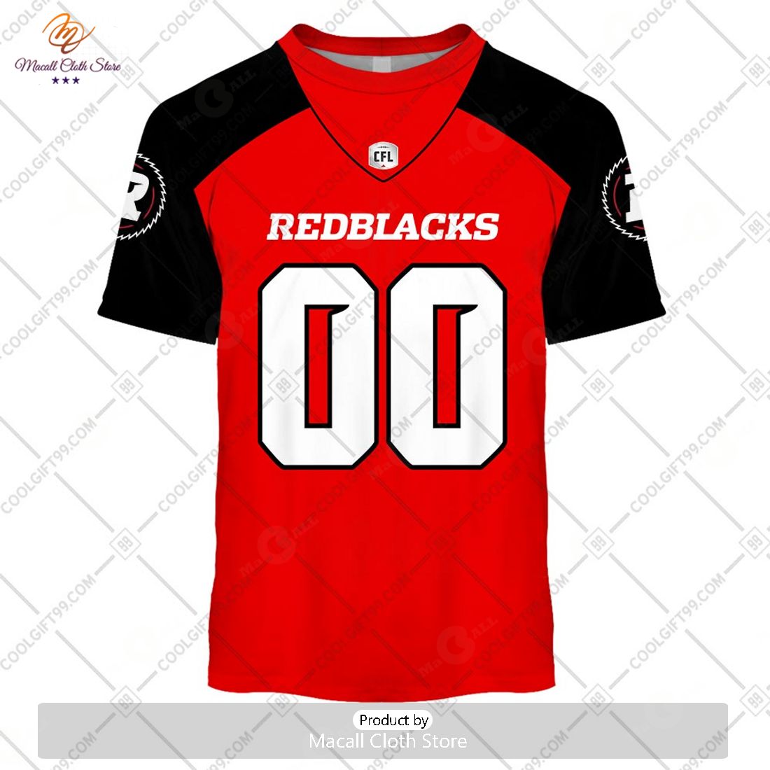 Personalized CFL Ottawa Redblacks ALT Jersey 2023 Style Hoodie Sweatshirt 3D Personalized CFL Ottawa Redblacks ALT Jersey 2023 Style Hoodie Sweatshirt 3D