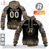Personalized CFL Ottawa Redblacks Metal Skull Hoodie Sweatshirt 3D