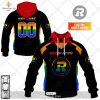 Personalized CFL Ottawa Redblacks Metal Skull Hoodie Sweatshirt 3D