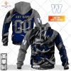 Personalized CFL Winnipeg Blue Bombers Rainbow Logo Jersey Style Hoodie Sweatshirt 3D