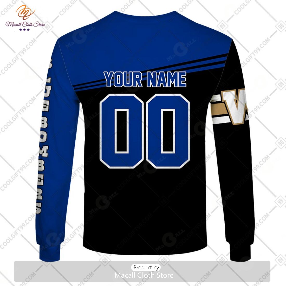 Personalized CFL Winnipeg Blue Bombers Skull Death Art Hoodie Sweatshirt 3D Personalized CFL Winnipeg Blue Bombers Skull Death Art Hoodie Sweatshirt 3D
