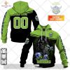 Personalized NRL Canterbury Bankstown Bulldogs Metal Skull Hoodie Sweatshirt 3D