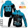 Personalized NRL Cronulla Sutherland Sharks Monochrome Design Hoodie Sweatshirt 3D