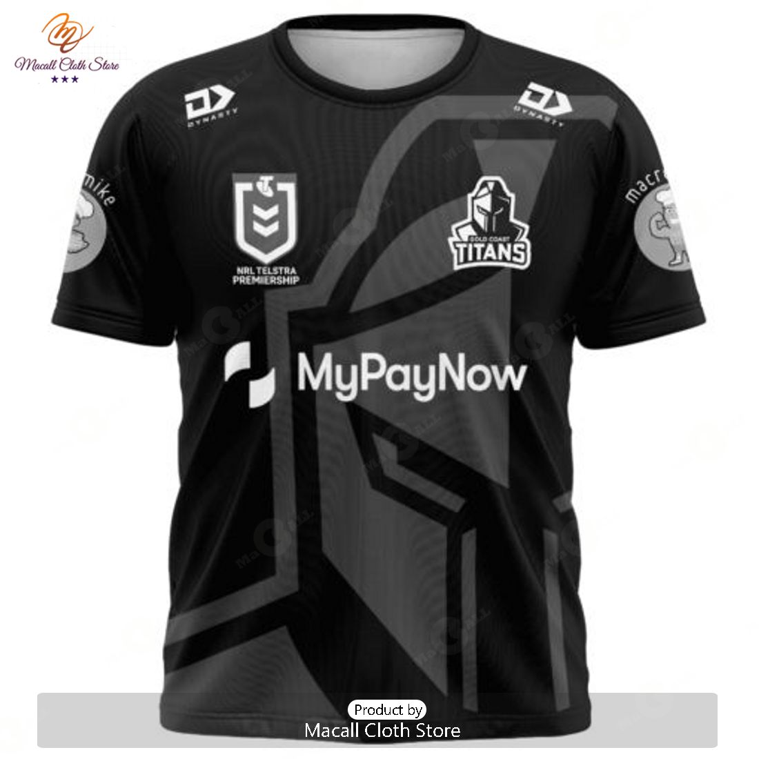 Personalized NRL Gold Coast Titans Monochrome Design Hoodie Sweatshirt 3D Personalized NRL Gold Coast Titans Monochrome Design Hoodie Sweatshirt 3D